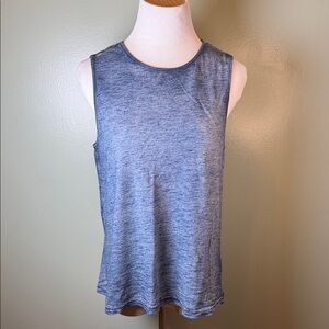 Life in Progress Heather blue Tank Top